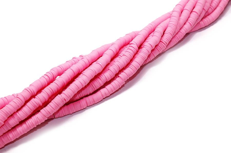 Fimo Boncuk Dizisi 6 mm | Pembe