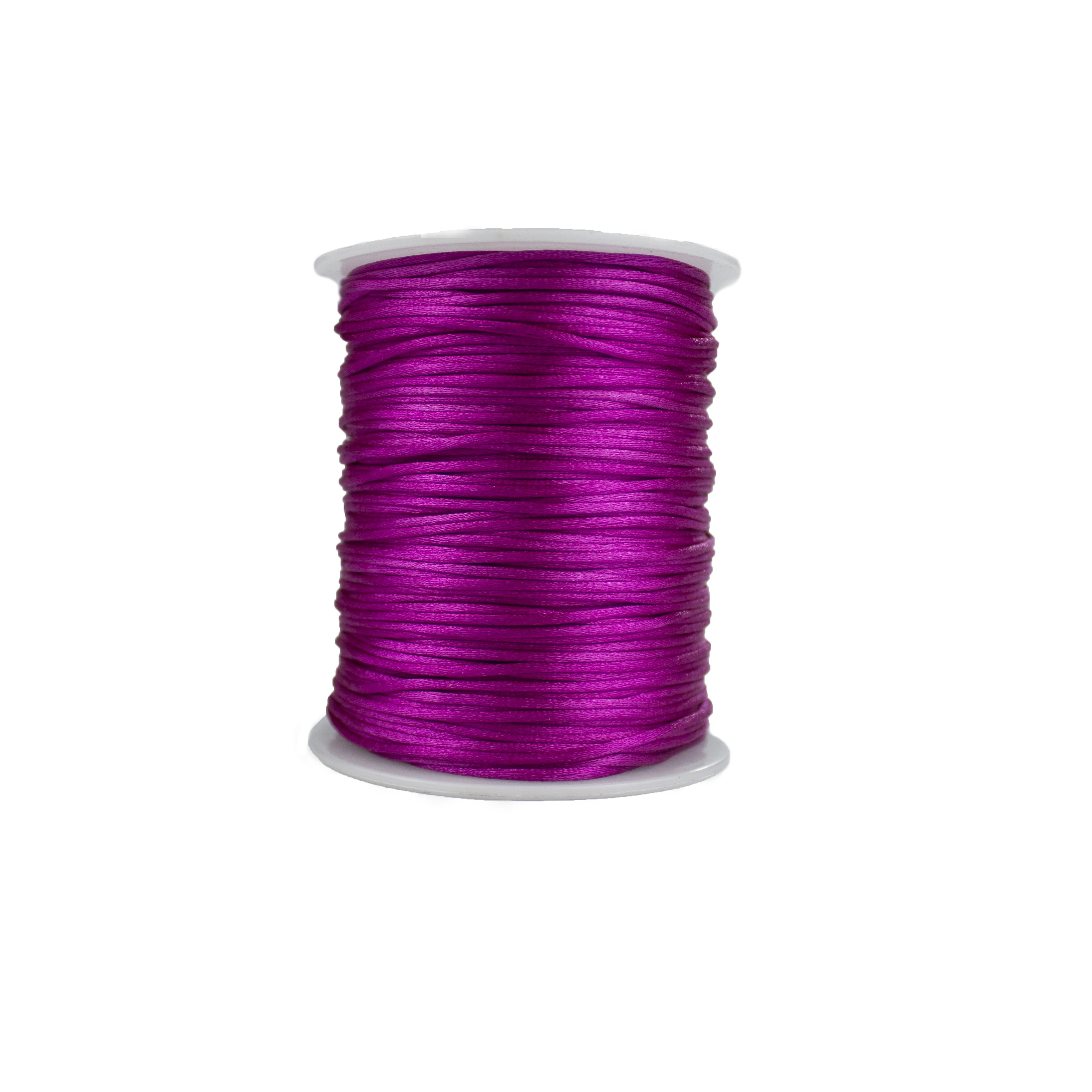 Floş İp Mürdüm Renk