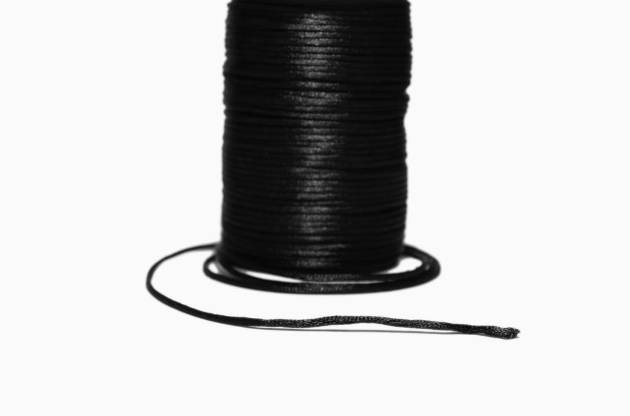 Floş İp Siyah 