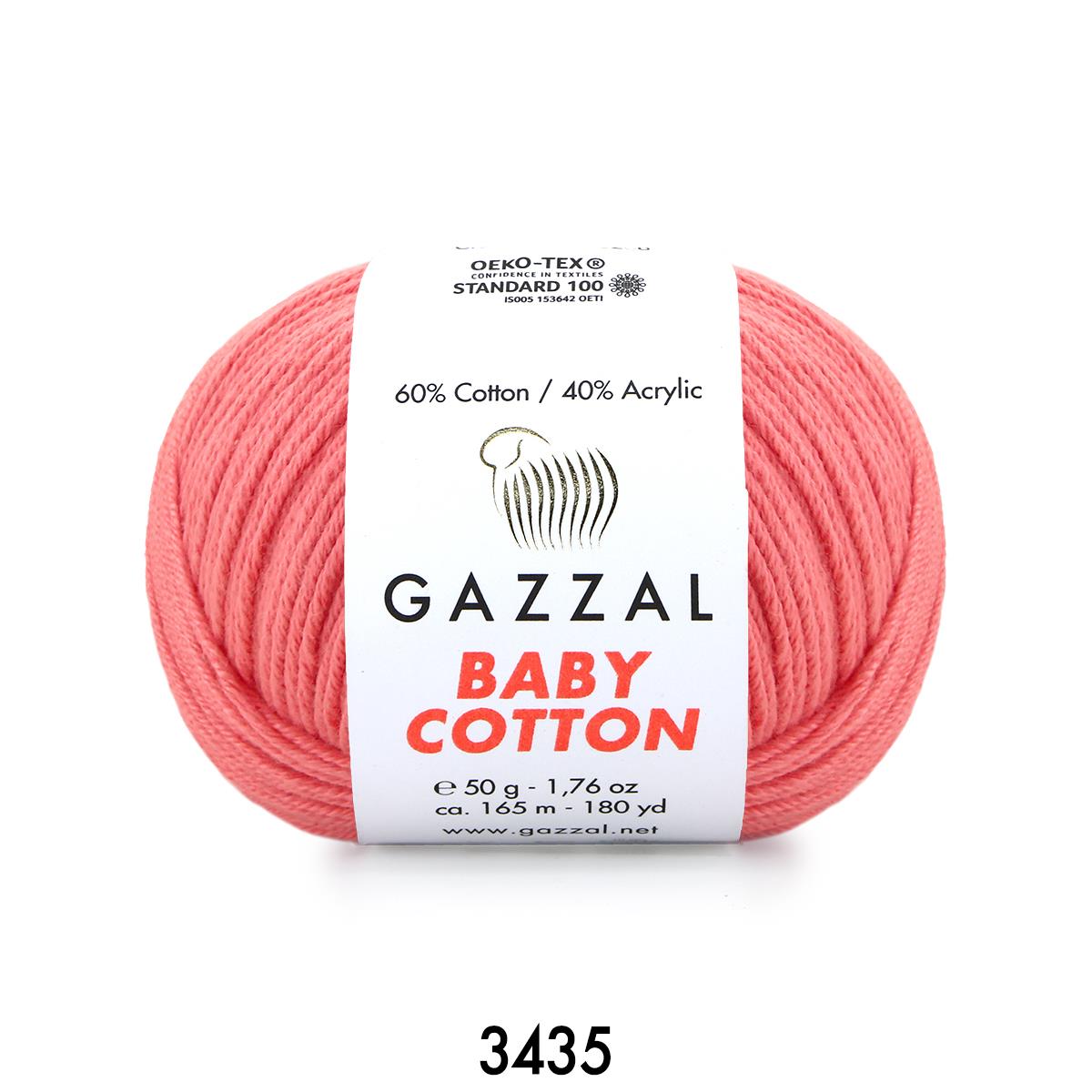 Gazzal Baby Cotton Pembe Bebek Yünü-3435
