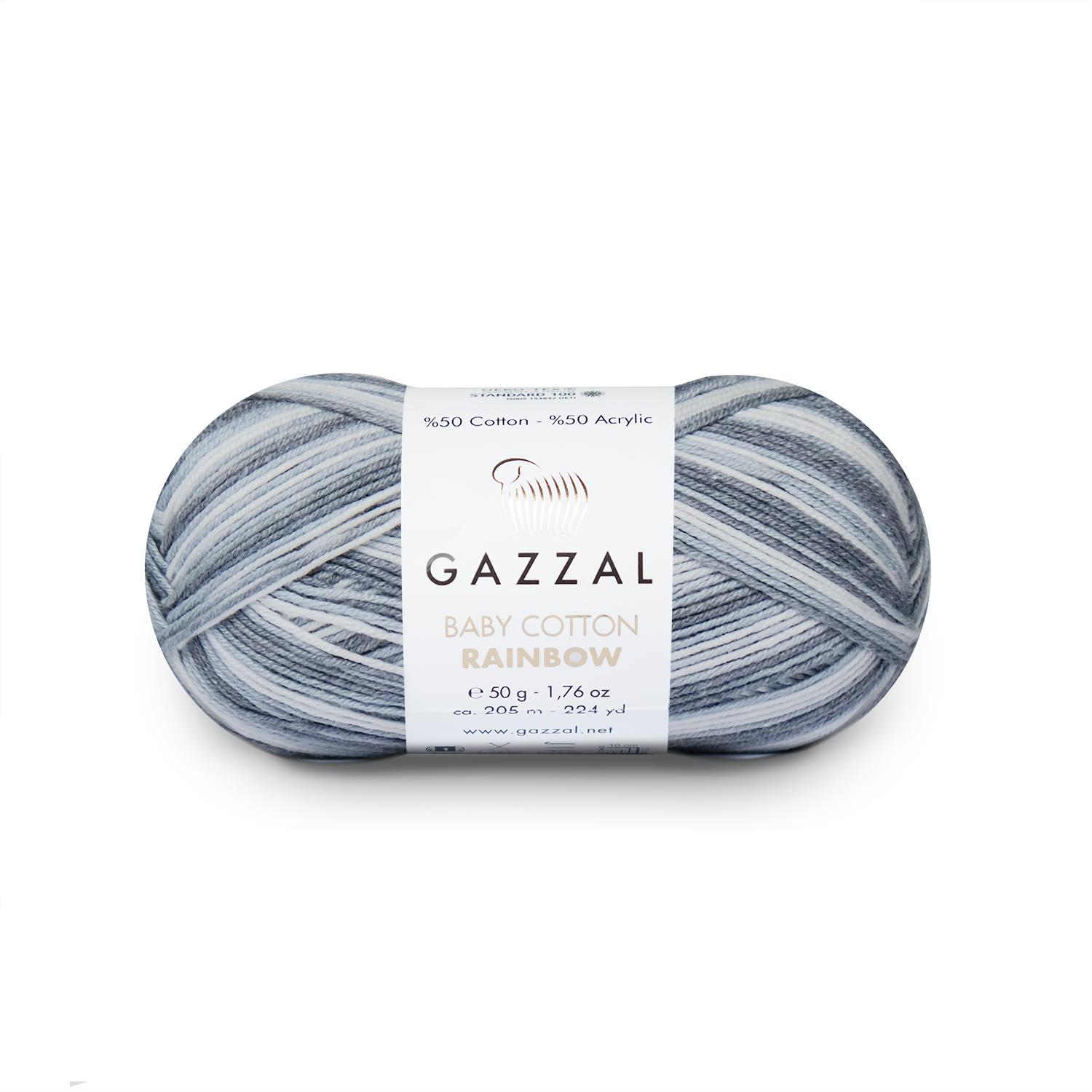 Gazzal Baby Cotton Rainbow 476