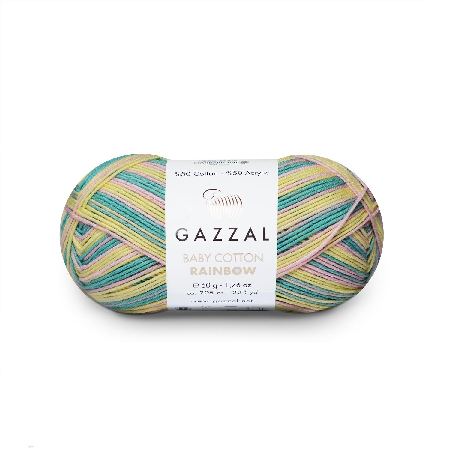 Gazzal Baby Cotton Rainbow 481