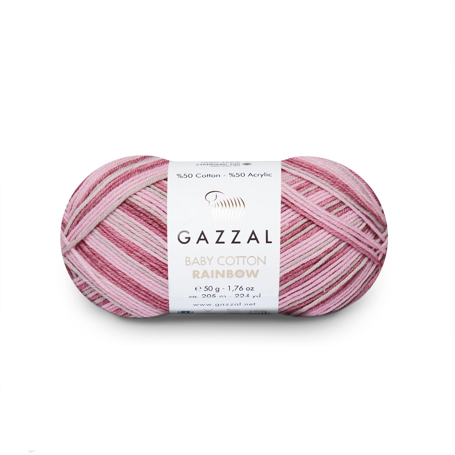 Gazzal Baby Cotton Rainbow 482
