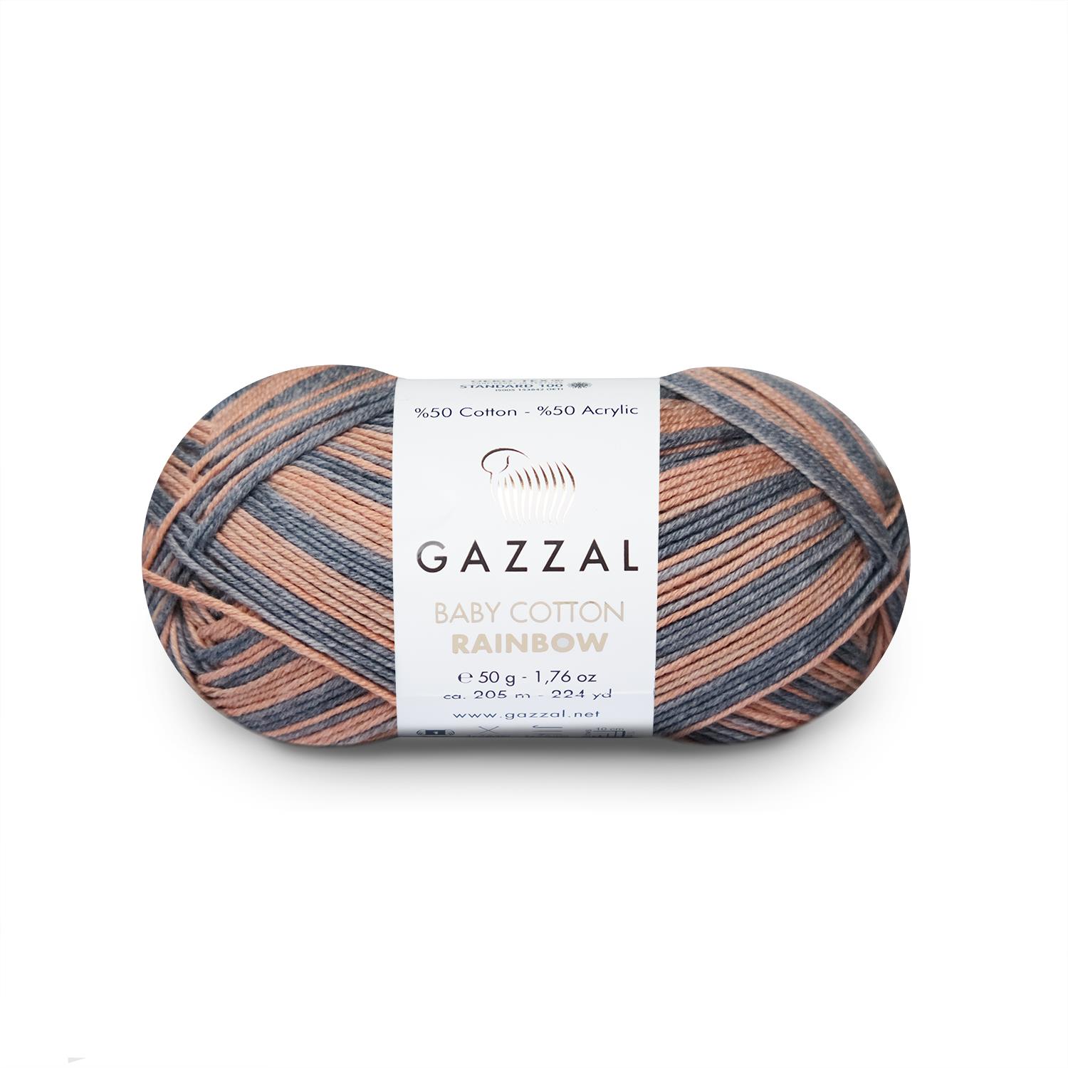 Gazzal Baby Cotton Rainbow 486