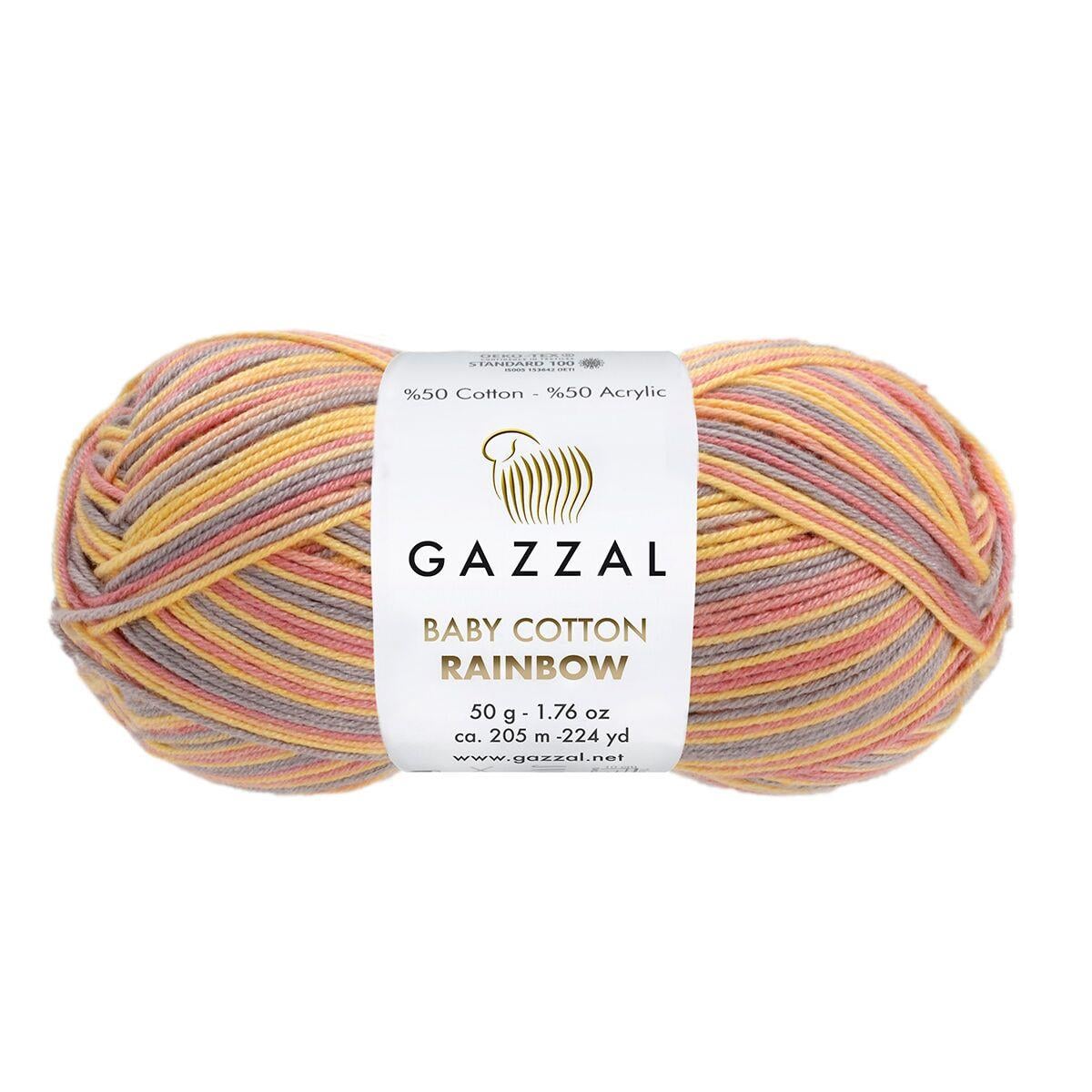 Gazzal Baby Cotton Rainbow 487