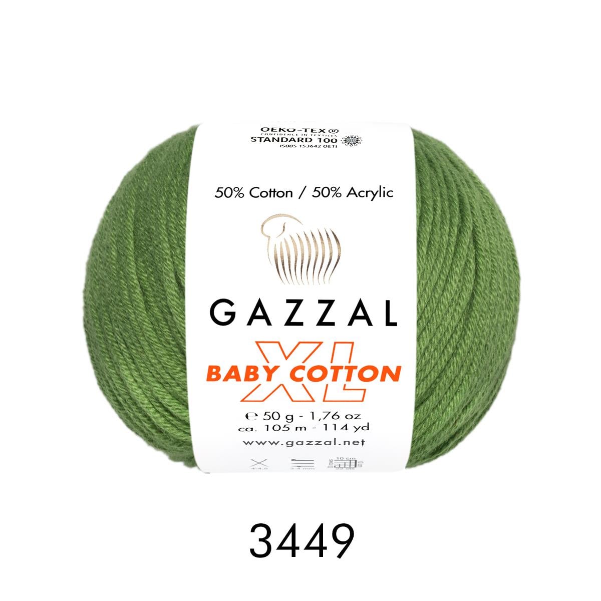 Gazzal Baby Cotton XL 3449XL