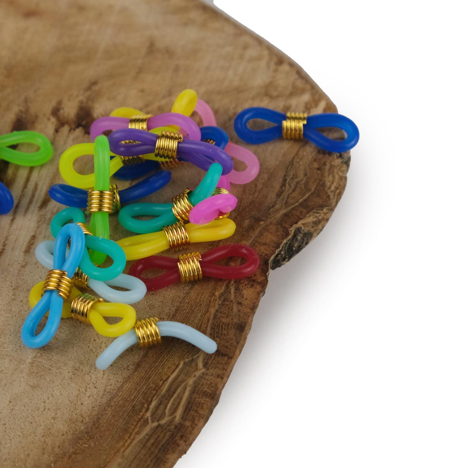 Gözlük Lastiği | 2 cm | 5 Çift |Karışık Renk