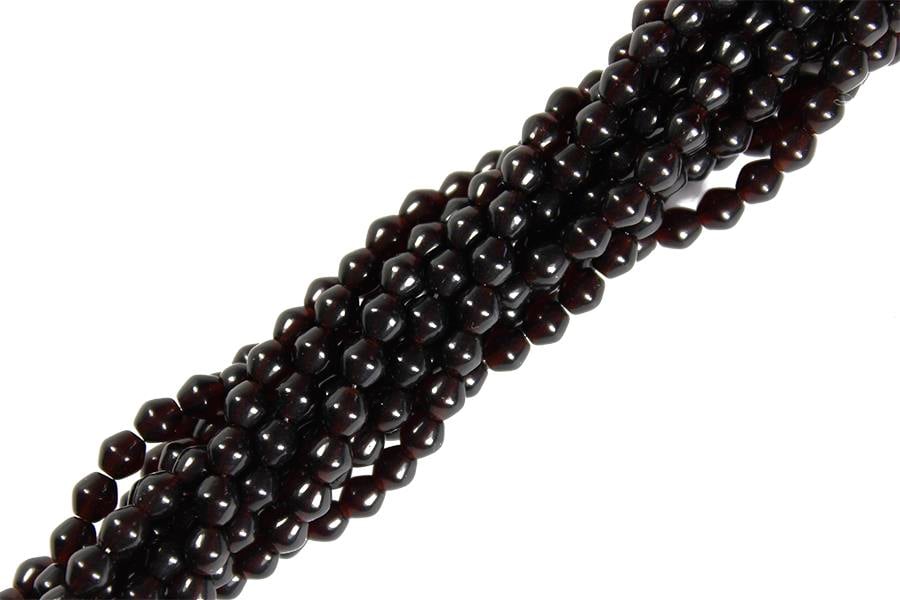 Granat Cam Boncuk Dizisi 4 mm