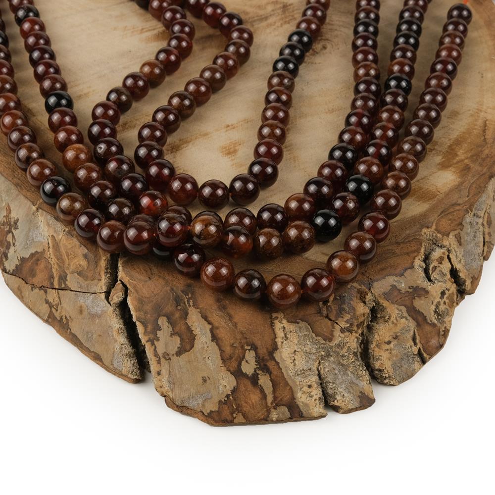 Granat Taşı Doğal Taş Dizisi 8 mm