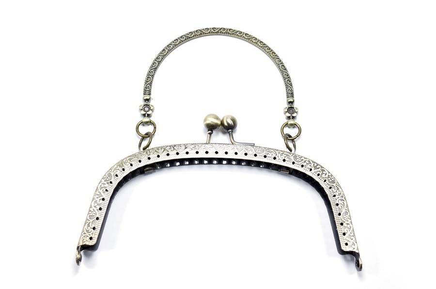 Gümüş Metal Çanta Sapı