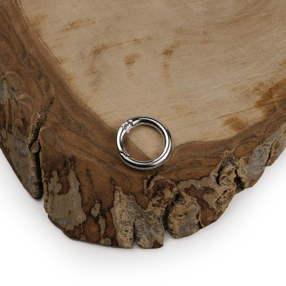 Gümüş Renkli Halka Geçmeli Klips