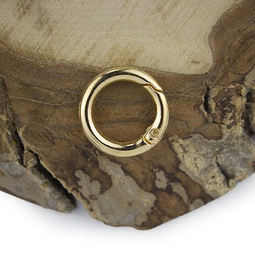 Halka Geçmeli Altın Sarısı Klips