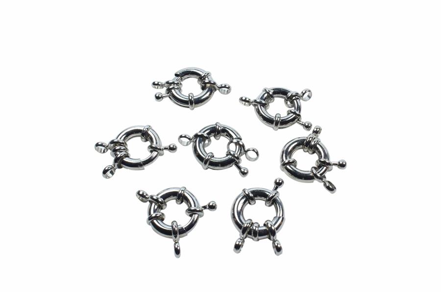 Halka Geçmeli Gümüş Renk Klips