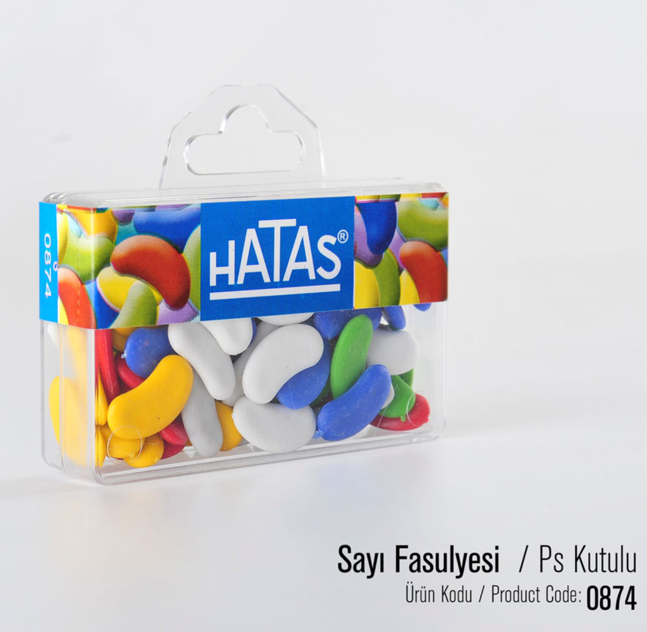 Hatas Sayı Fasulyesi - Plastik Kutulu