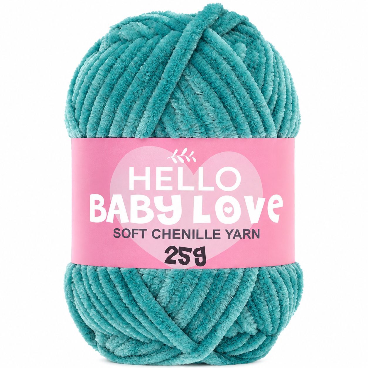 Hello Baby Love 25 Gr Şönil İplik 210 Petrol Yeşili – Yumuşak Peluş Örgü Punch ve Amigurumi İpi