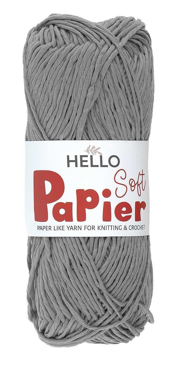 Hello Papier Soft Yumuşak Çanta İpi Gri P09