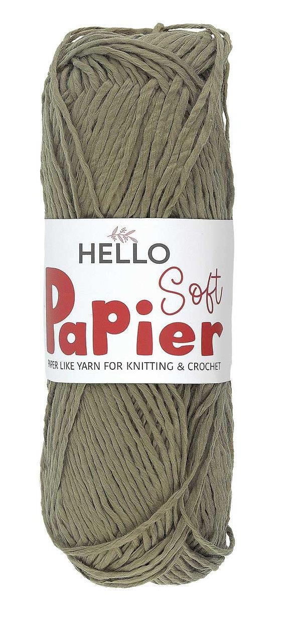 Hello Papier Soft Yumuşak Çanta İpi Haki P05