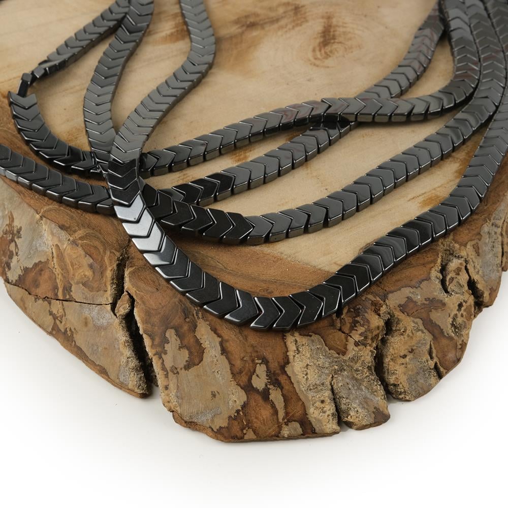 Hematit Taşı Doğal Taş Dizisi Ok Figürü 8x4 mm