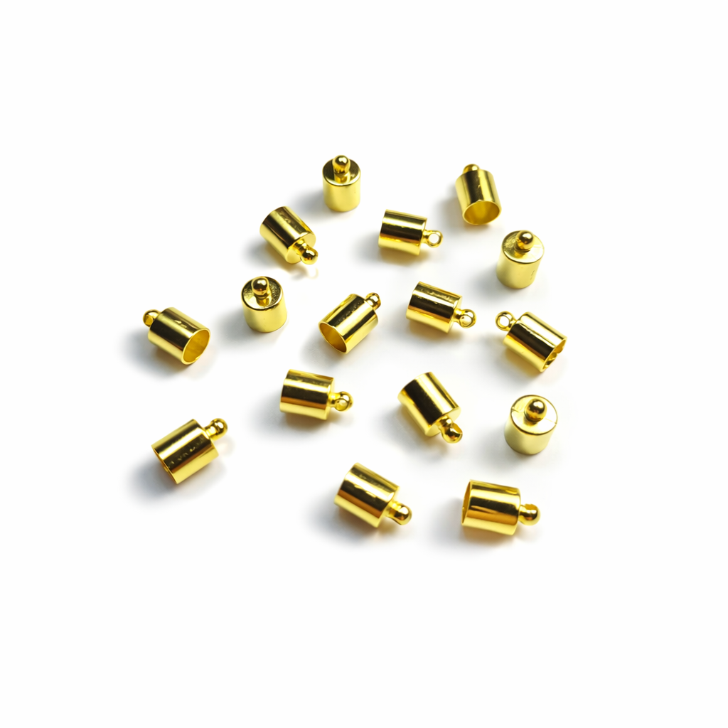 Huni Kapama Altın Sarısı Kolye ve Bileklik Takı Yapım Malzemesi 10 Adet