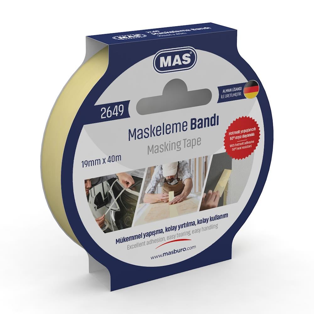 Kağıt Maskeleme Bandı 19 mm