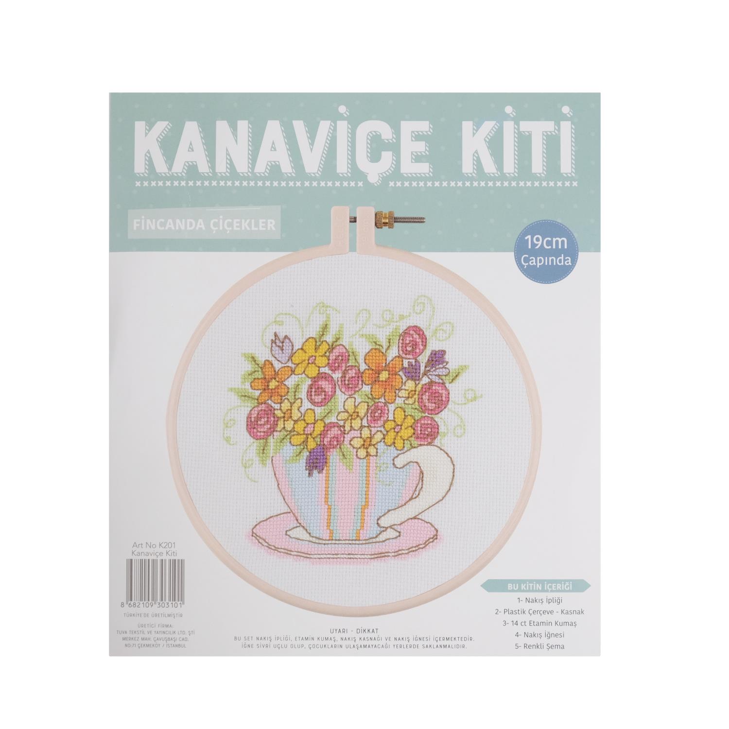 Kanaviçe Etamin Kiti K201