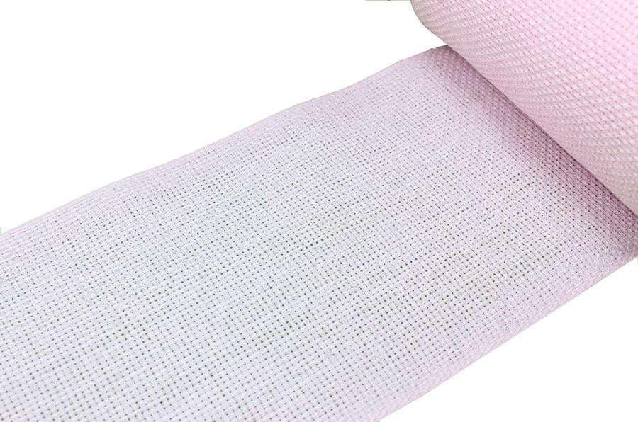 Kanaviçe Kurdelesi Pembe 100 mm