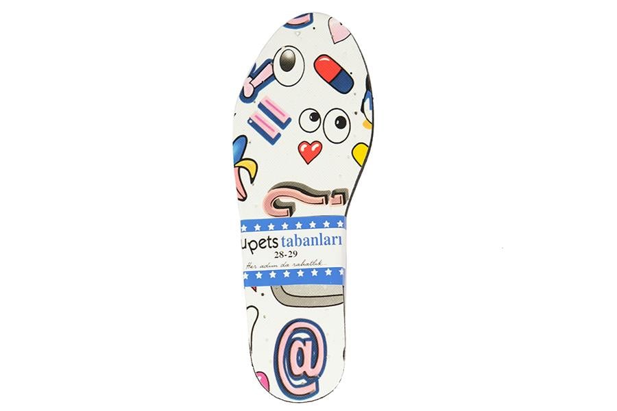 Karışık Desenli Çocuk & Bebek Taban 28-29