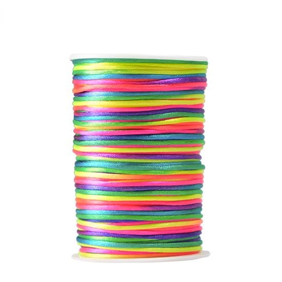 Karışık Renkli Floş İp 100 mt