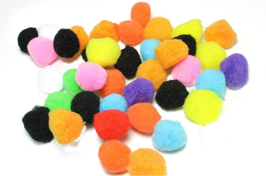 Karışık Renkli Ponpon 10 mm 1000 Adet