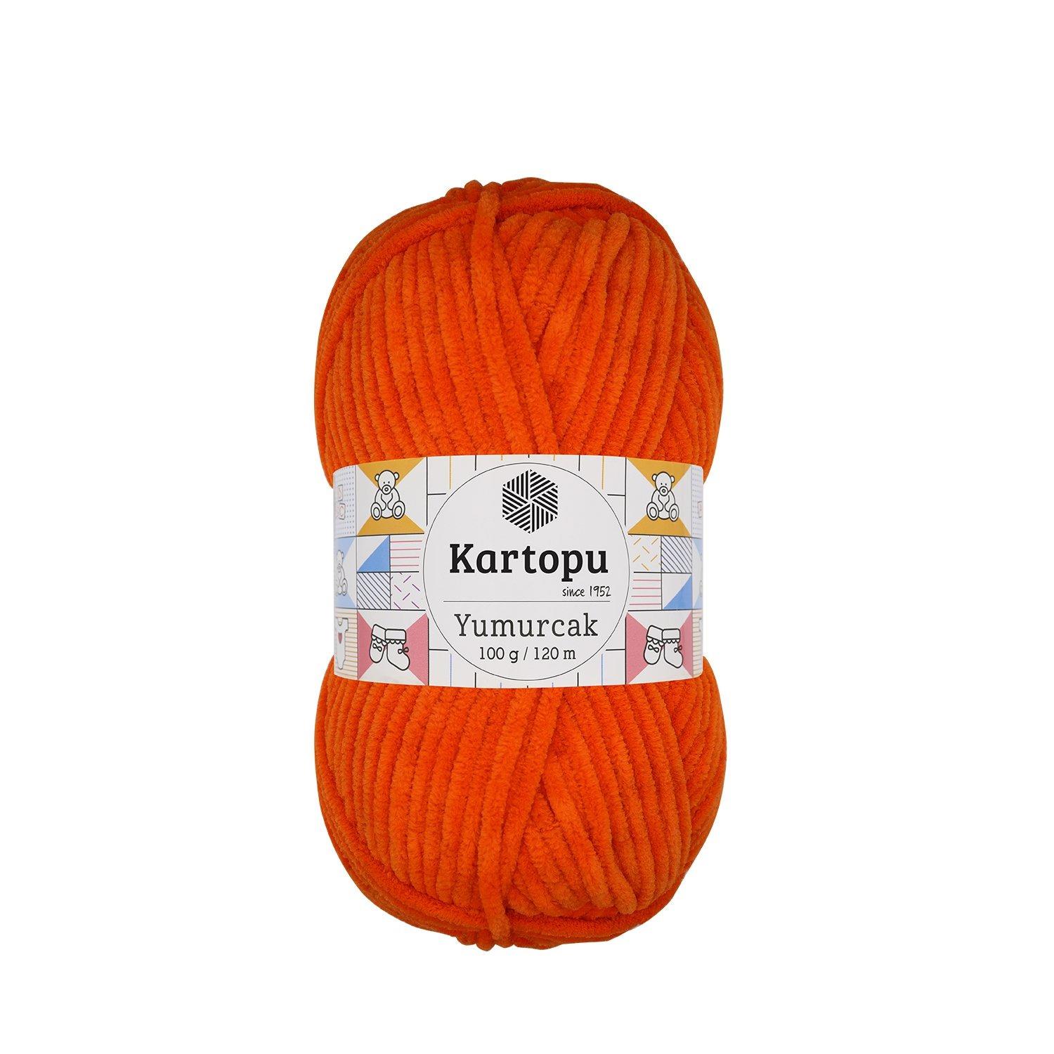 Kartopu Yumurcak Kadife El Örgü İpi K205