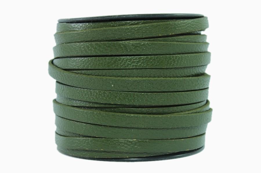 Keçi Derisi Asker Yeşili 5mm-1014