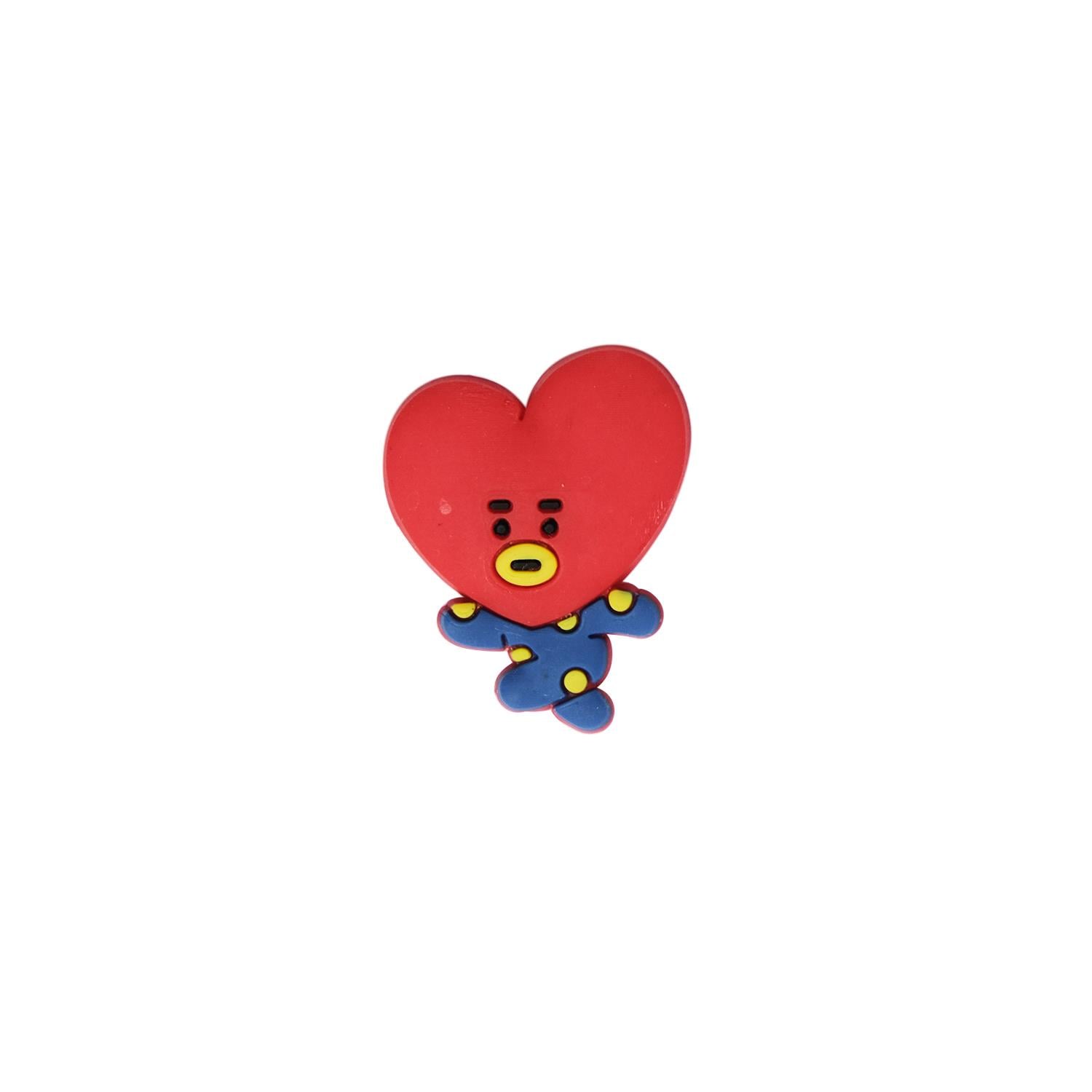 Kırmızı Renk Kalp Figürlü Silikon Obje