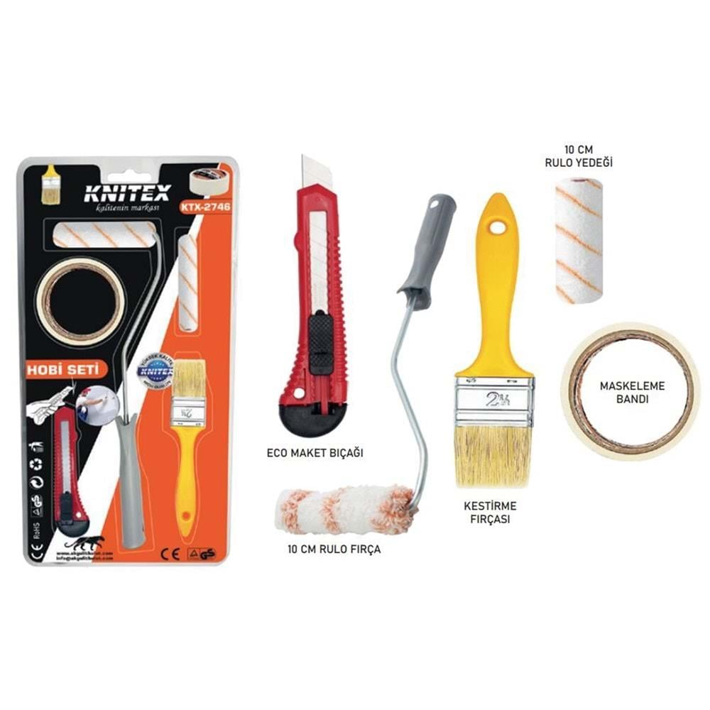 KNITEX 5 PARÇA HOBİ BOYACI SET KTX-2746