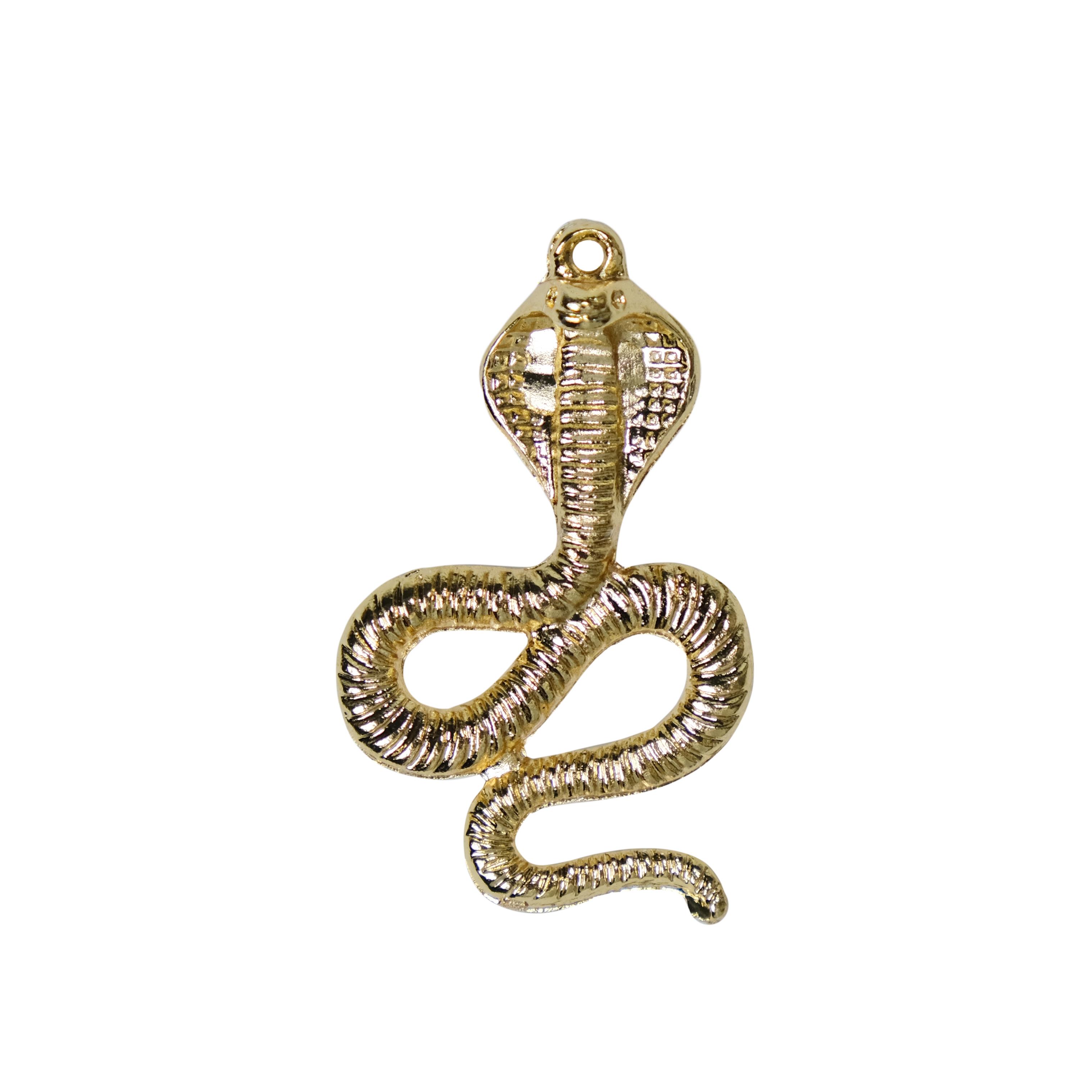 Kobra Metal Kolye Ucu