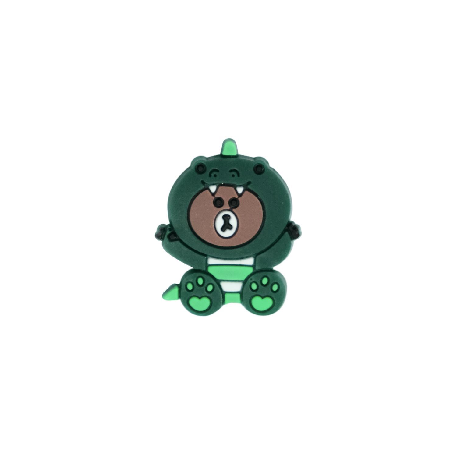 Kostümlü Sevimli Ayıcık Figürlü Silikon Obje 