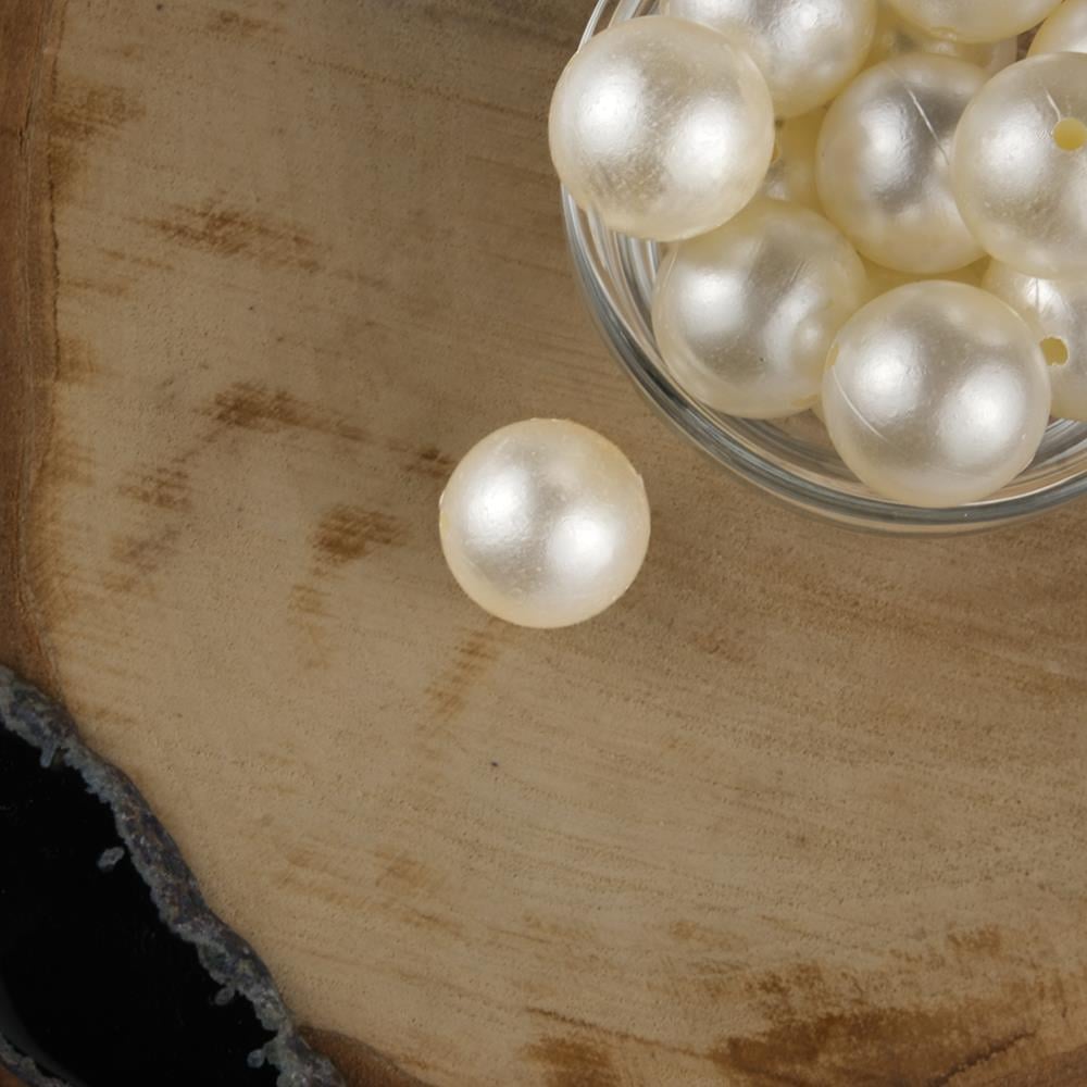 Krem Plastik İnci 20 mm 500 Gram
