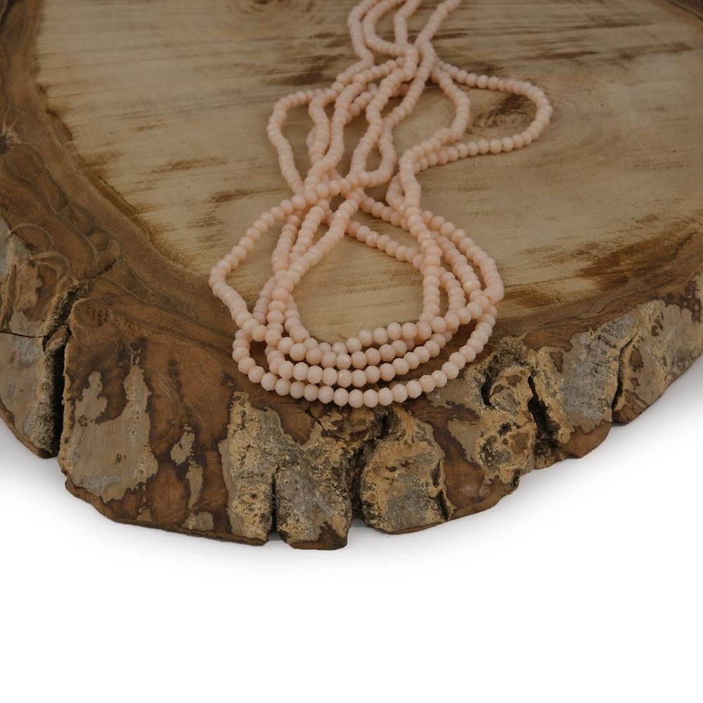 Kristal Boncuk 2 mm Pembe A132