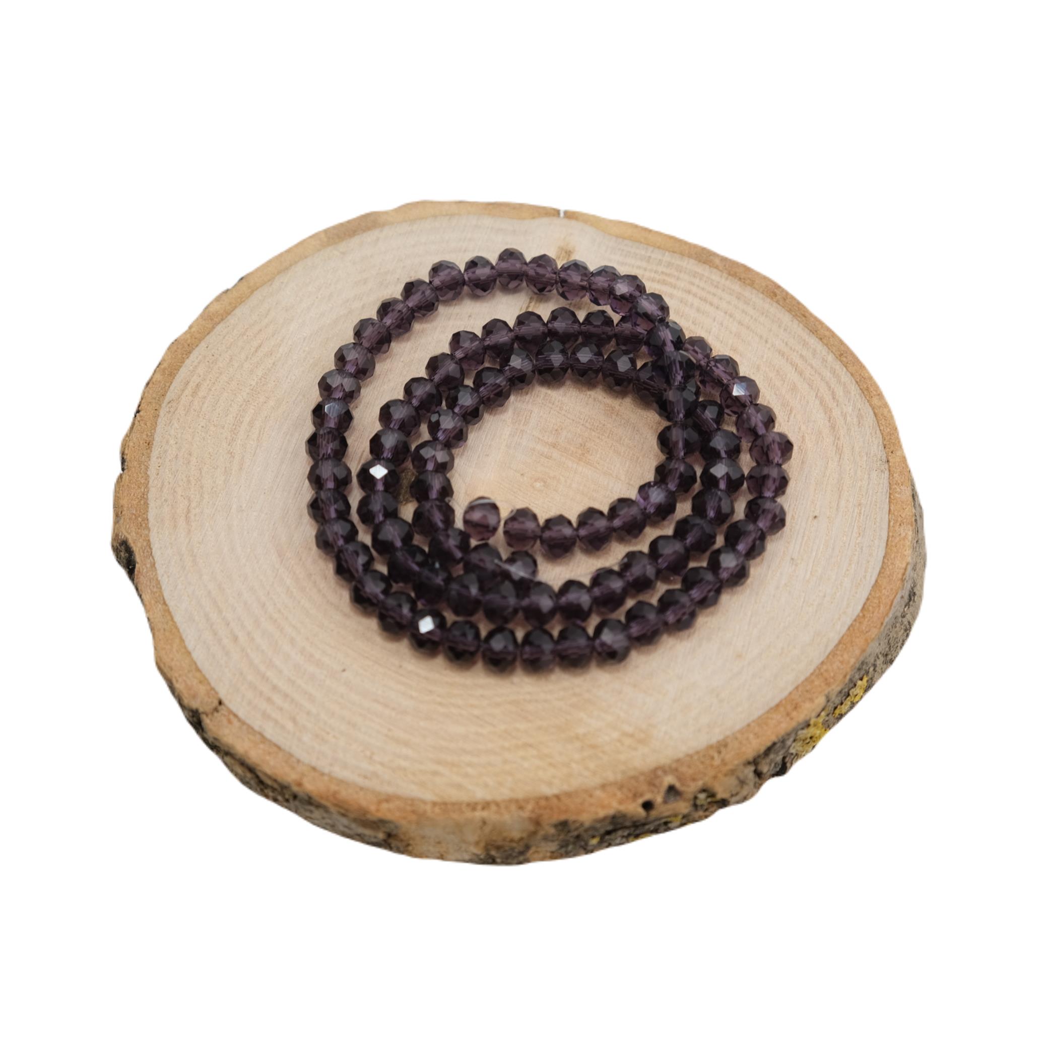 Kristal Boncuk Dizisi 6 mm 