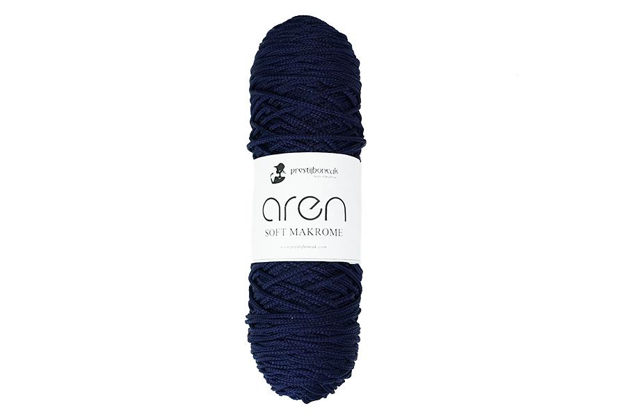 Lacivert Polyester Makrome İpi