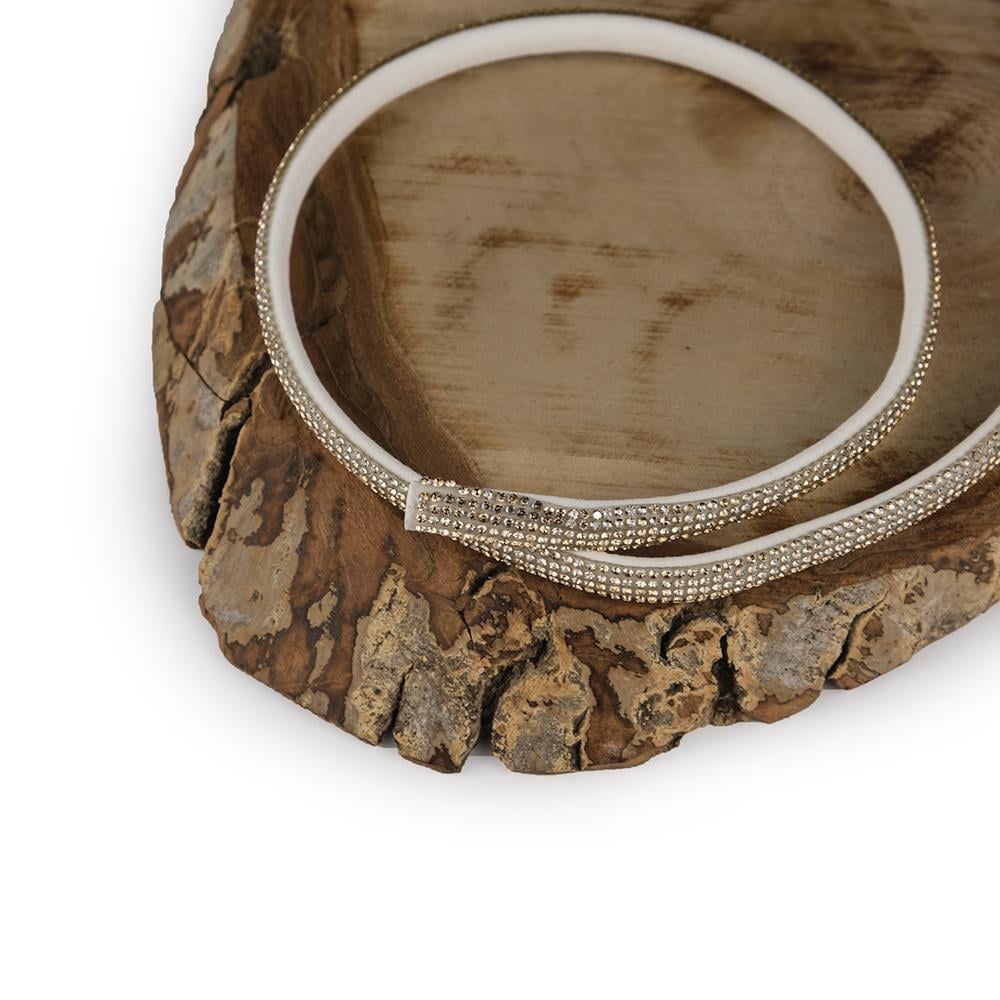 Lüks Gold Taşlı Şerit Aplik Abiye Elbise Süsü Toka ve Gözlük Askı Kordonu  1 Metre