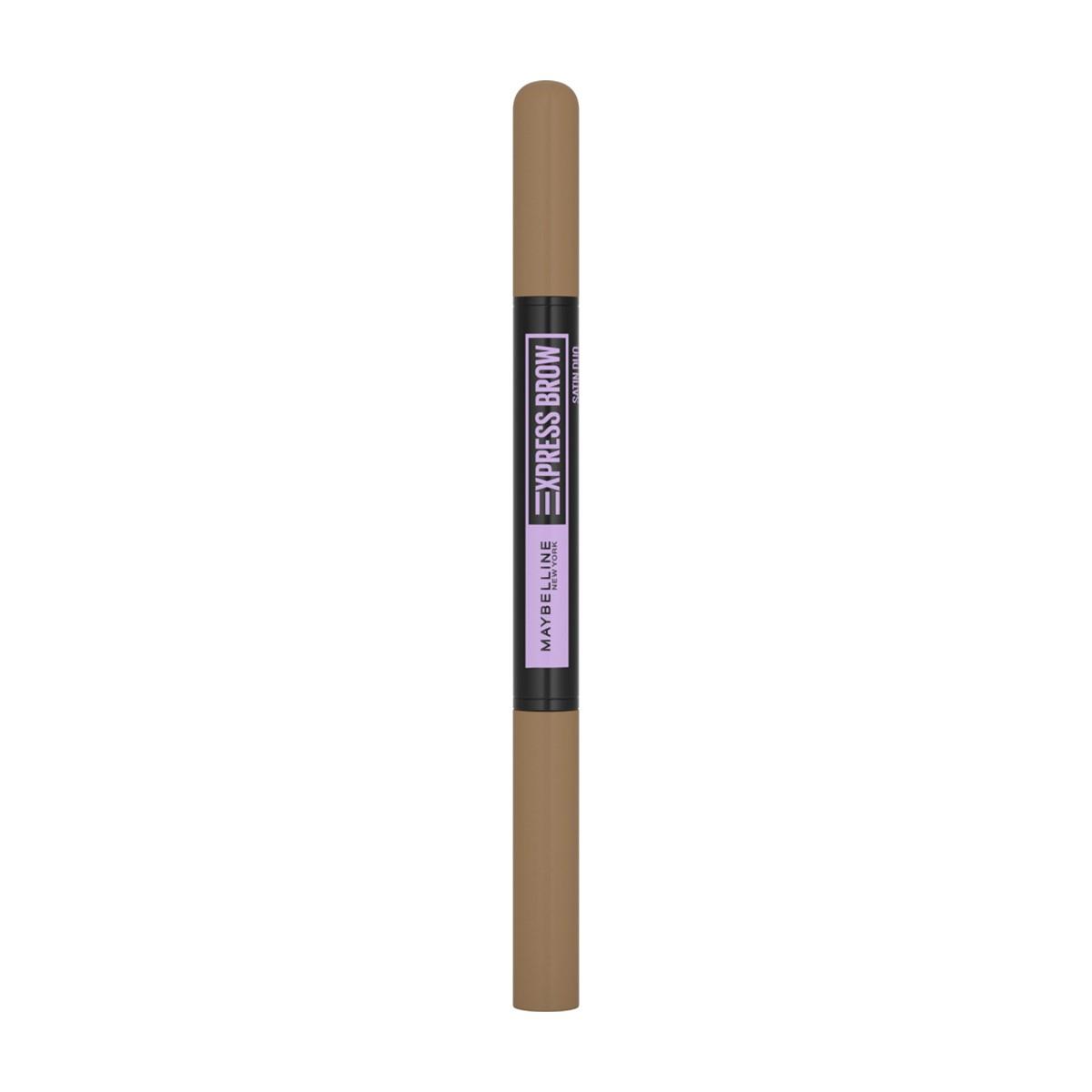Maybelline New York Express Brow Satin Duo Çift Taraflı Kaş Kalemi 01 Dark Blonde