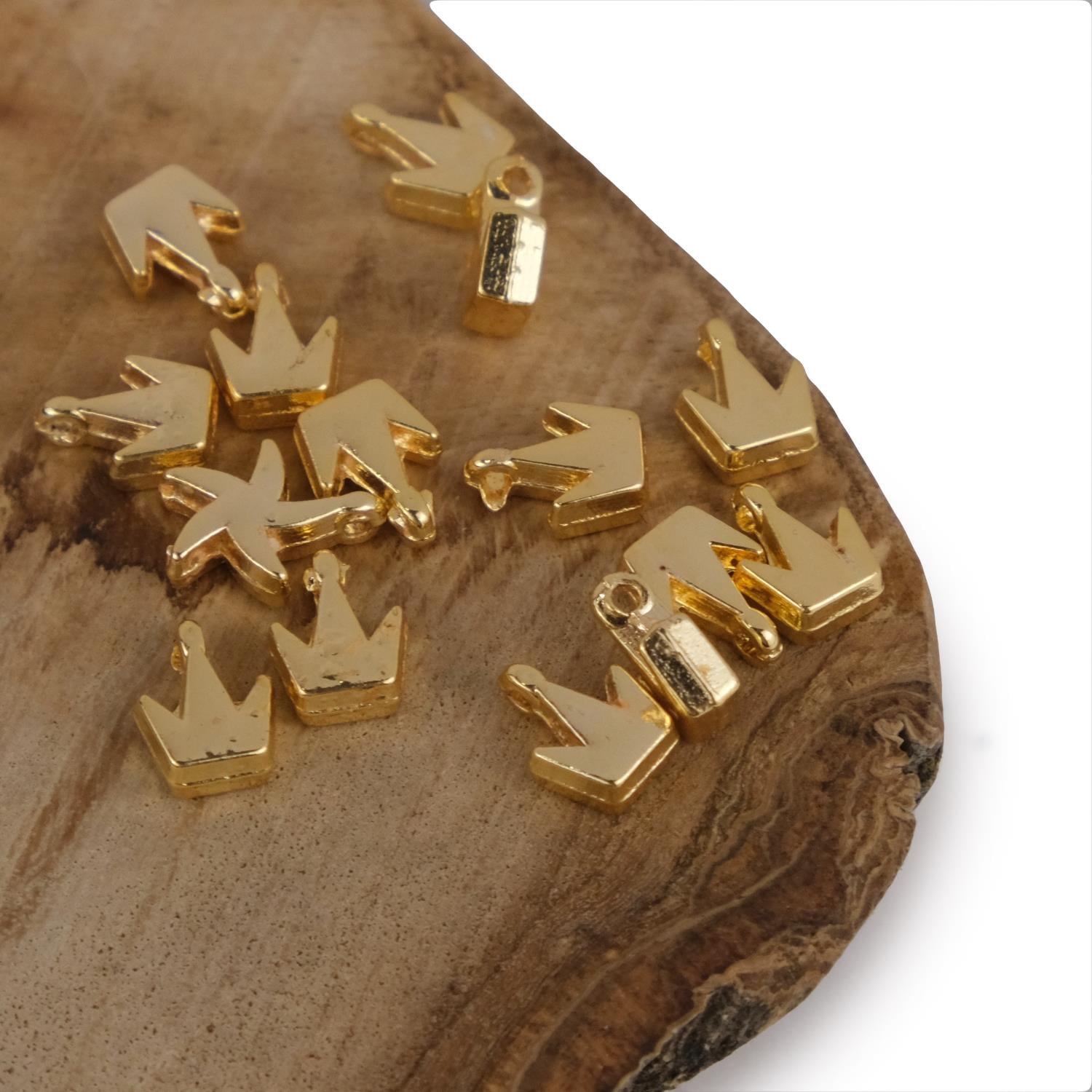Metal Kolye ve Bileklik Aparatı 10 Mm Altın Sarı 5 Adet Model-06