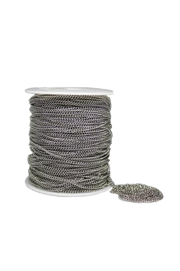 Metal Zincir 2 mm Nikel 3 Metre Model-01