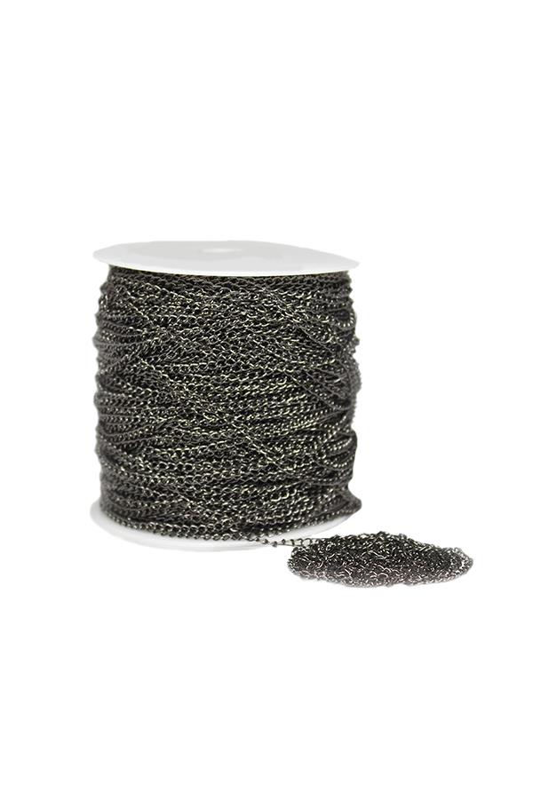 Metal Zincir 3 mm Antrasit 3 Metre Model-02