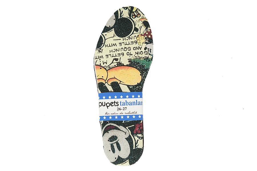 Mickey Mouse Desenli Çocuk & Bebek Taban 26-27