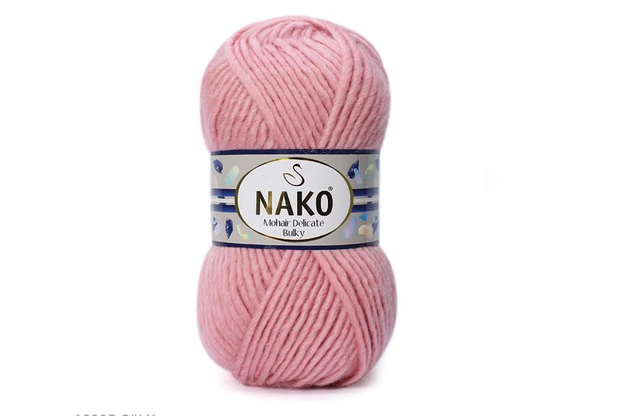 Mohair Delicate Bulky Gül Kurusu-10325