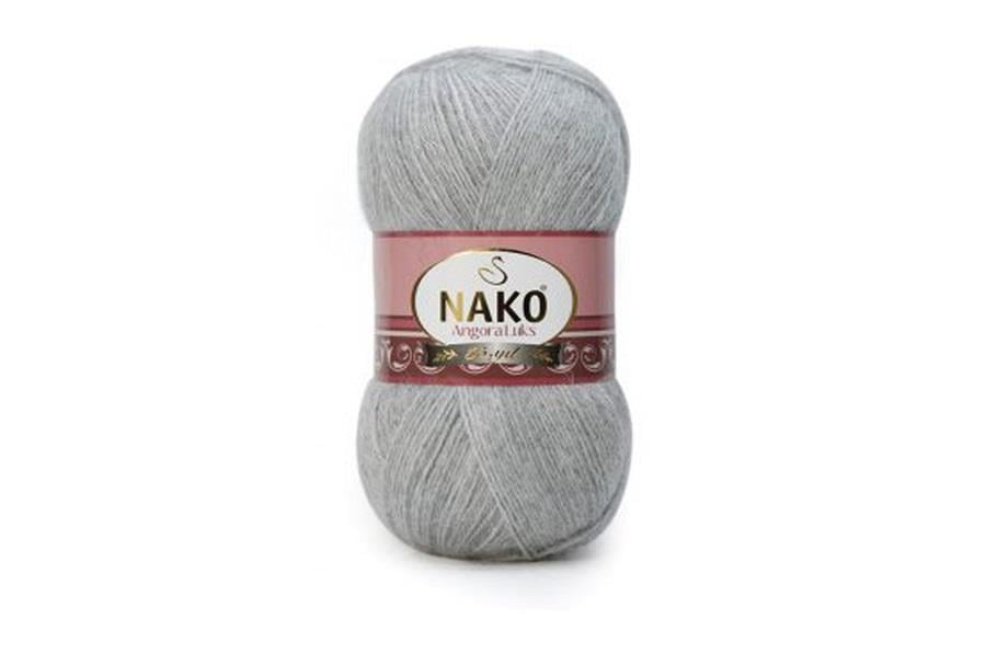 Nako Angora Luks Açık Gri Melanj-195