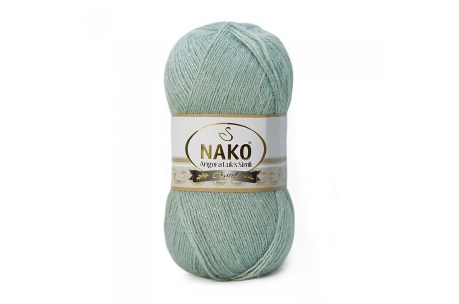 Nako Angora Luks Simli Azur-10023