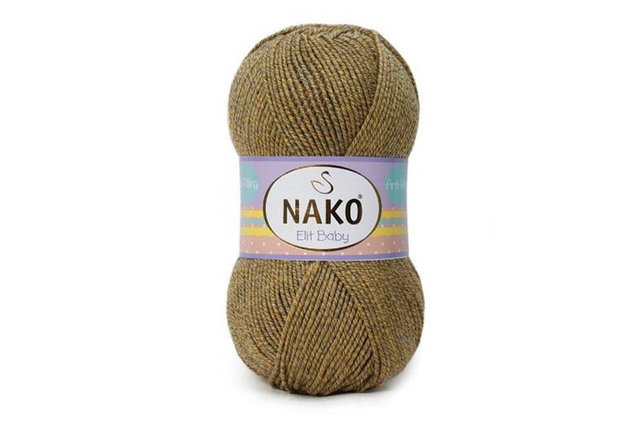 Nako Elit Baby Sarı Gri Muline-21354