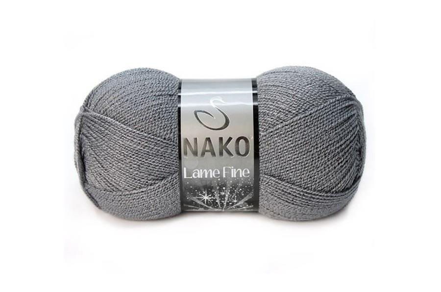 Nako Lame Fine Koyu Gri-4192